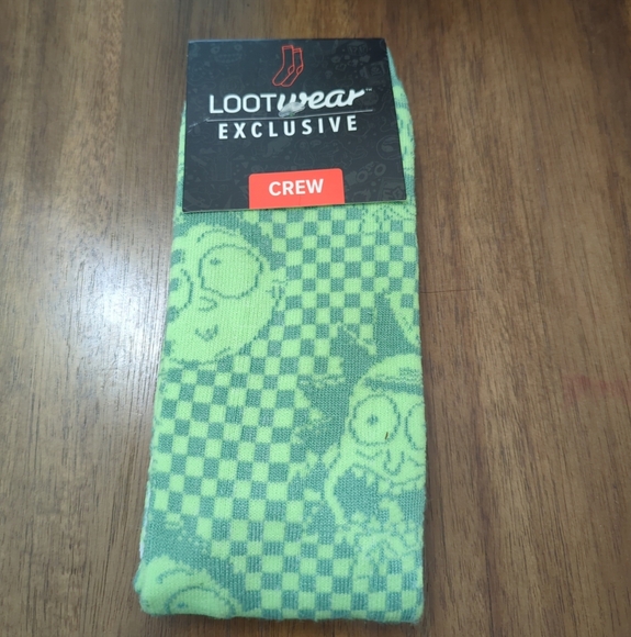 Loot Crate Other - Exclusive Green Crew Socks